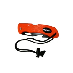 Couteau PLIANT AQUATYS -AQUALUNG || BEUCHAT Soldes Boutique couteau pliant inox orange.02 2