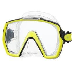 Masque FREEDOM HD TUSA -AQUALUNG || BEUCHAT Soldes Boutique freedomhdfy jaune 2