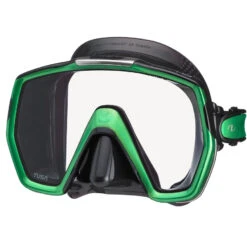 Masque FREEDOM HD TUSA -AQUALUNG || BEUCHAT Soldes Boutique freedomhdqbeg noir vert 1