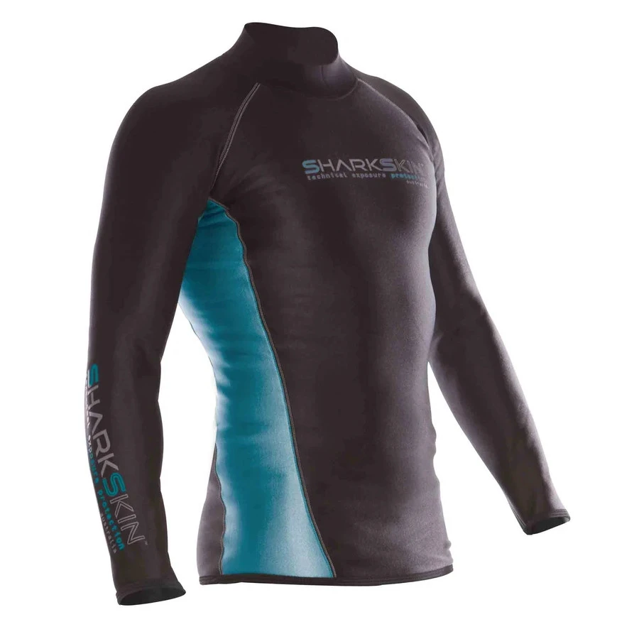 Top LONG SLEEVES VEST CHILLPROOF SHARKSKIN Homme Manches Longues Bleu 1 Top LONG SLEEVES VEST CHILLPROOF SHARKSKIN Homme Manches Longues Bleu