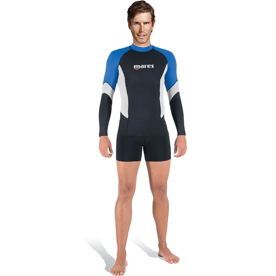 Lycra RASH GUARD MARES UPF 80+ Manches Longues Homme Bleu 1 Lycra RASH GUARD MARES UPF 80+ Manches Longues Homme Bleu