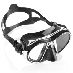 Masque AIR DARK CRESSI -AQUALUNG || BEUCHAT Soldes Boutique masque air dark blanc 2