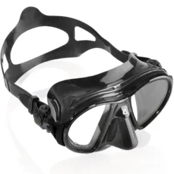 Masque AIR DARK CRESSI -AQUALUNG || BEUCHAT Soldes Boutique masque air dark noir 2