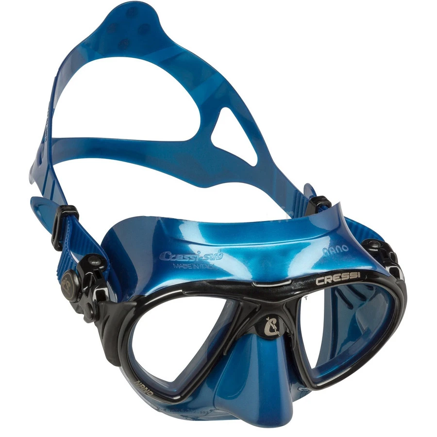 Masque NANO CRESSI Bleu Métal 1 Masque NANO CRESSI Bleu Métal