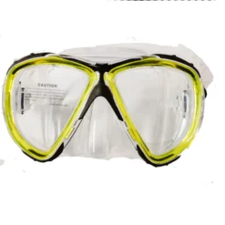 Masque PAPEETE AQUATYS Avec Correction -AQUALUNG || BEUCHAT Soldes Boutique masque papeete jaune 1