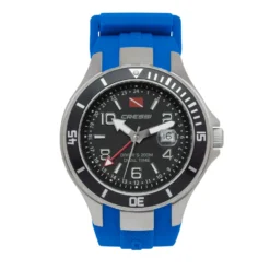 Montre TRAVELLER DUAL TIME CRESSI 13 Montre TRAVELLER DUAL TIME CRESSI -AQUALUNG || BEUCHAT Soldes Boutique montre dual time cressi bleu
