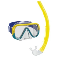 Kit KEEWEE Jr MARES -AQUALUNG || BEUCHAT Soldes Boutique pack keewee jr jaune 1