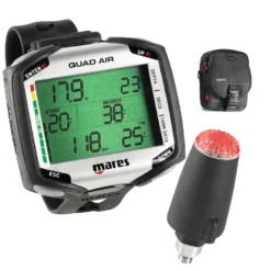 Produits populaires 18 Ordinateur QUAD AIR MARES Noir + Sonde + Diver Bag