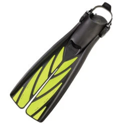 Palmes Reglables SPLITFINS ATOMIC -AQUALUNG || BEUCHAT Soldes Boutique palme r glable splitfins jaune 2