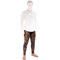 Combinaison Instinct CAMO BROWN MARES 5+5mm -AQUALUNG || BEUCHAT Soldes Boutique pantalon camo brown 4