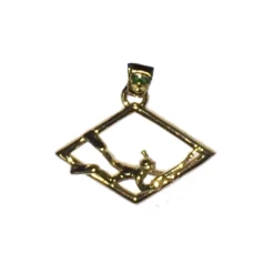 Pendentif Chasseur TURTLE PROD En Vermeil