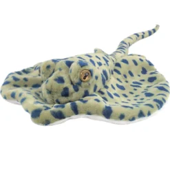 Peluche Raie Point Bleu 30cm