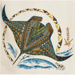 T-Shirt ORIGINE KANUMERA Les RAIES Sable -AQUALUNG || BEUCHAT Soldes Boutique raies origine sable 2