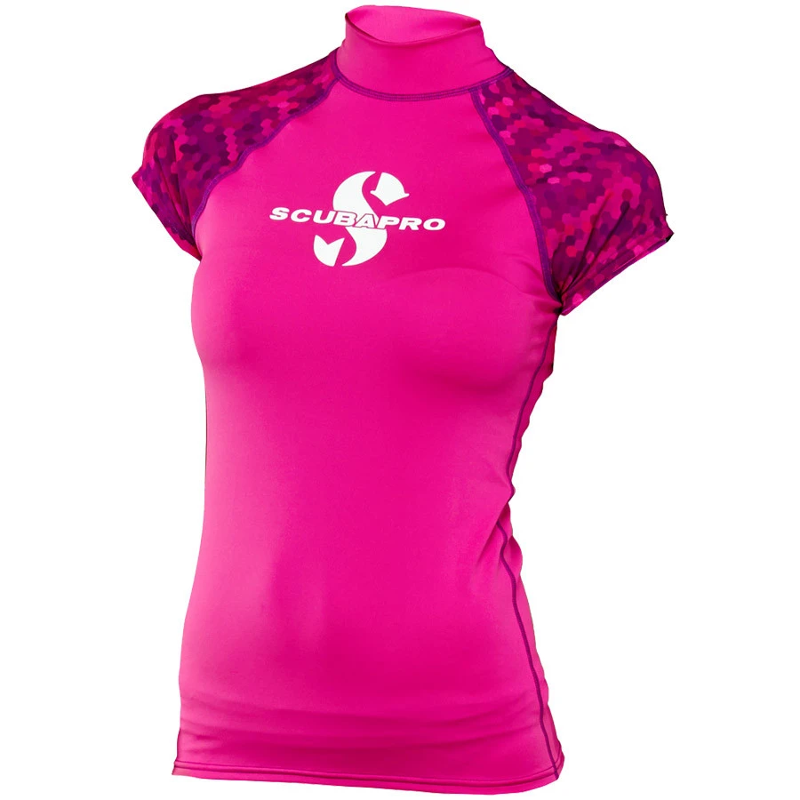 Lycra RASH GUARD FLAMINGO SCUBAPRO UPF 50 Manches Courtes Dame 1 Lycra RASH GUARD FLAMINGO SCUBAPRO UPF 50 Manches Courtes Dame