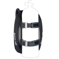 Harnais SILVER KNIGHT Single Backmount Set MARES XR -AQUALUNG || BEUCHAT Soldes Boutique silver knight back