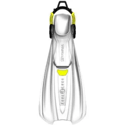 Palmes STORM AQUALUNG Blanche -AQUALUNG || BEUCHAT Soldes Boutique storm blanc jaune 2