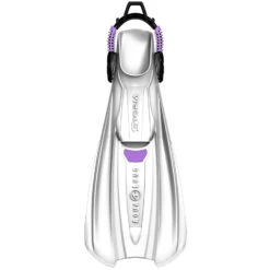 Palmes STORM AQUALUNG Blanche -AQUALUNG || BEUCHAT Soldes Boutique storm blanc voilet 2