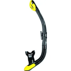 Tuba ERGO DRY MARES -AQUALUNG || BEUCHAT Soldes Boutique tuba ergo dry noir jaune