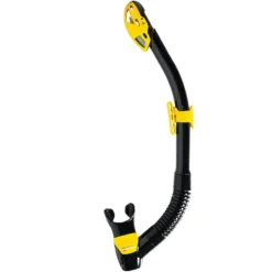 Tuba REBEL DRY MARES -AQUALUNG || BEUCHAT Soldes Boutique tuba rebel dry noir jaune 2