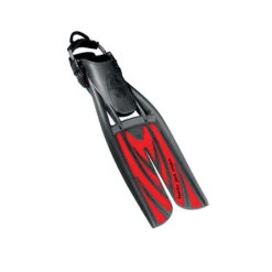 Palmes TWIN JET MAX + Ressort SCUBAPRO -AQUALUNG || BEUCHAT Soldes Boutique twin jet rougebleu 1