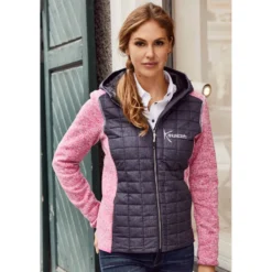 VESTE TRICOTÉE HYBRIDE Dame Framboise Chiné 5 VESTE TRICOTÉE HYBRIDE Dame Framboise Chiné -AQUALUNG || BEUCHAT Soldes Boutique veste hyride f framb 1