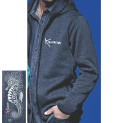 Veste POLAIRE TRICOTE à Capuche KANUMERA Poivre Bleu 5 Veste POLAIRE TRICOTE à Capuche KANUMERA Poivre Bleu -AQUALUNG || BEUCHAT Soldes Boutique veste polaire cap poivre b