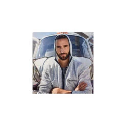 Veste POLAIRE TRICOTE à Capuche KANUMERA Poivre Sel -AQUALUNG || BEUCHAT Soldes Boutique veste polaire cap poivre s