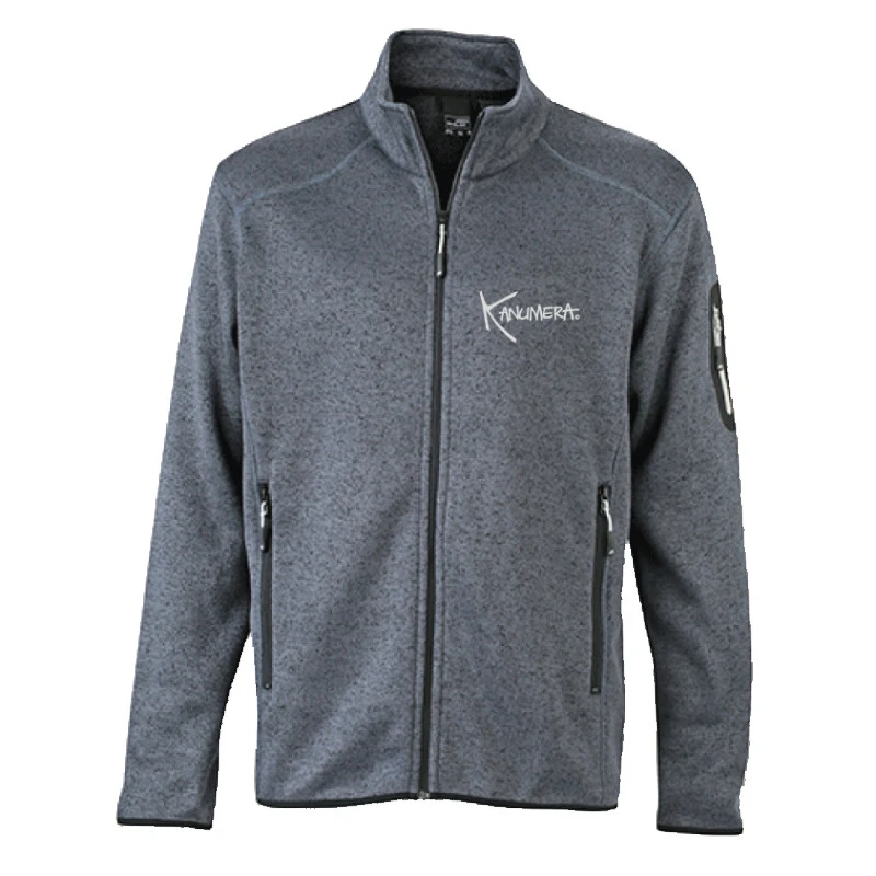 Veste POLAIRE TRICOTE KANUMERA Homme Gris Orage 1 Veste POLAIRE TRICOTE KANUMERA Homme Gris Orage