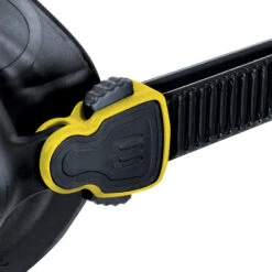 Masque WOLF OMER -AQUALUNG || BEUCHAT Soldes Boutique wolf noir jaune detail