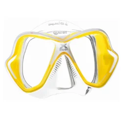 Masque X-VISION ULTRA LIQUID SKIN MARES -AQUALUNG || BEUCHAT Soldes Boutique x vision ultra ls transpa rent jaune 2